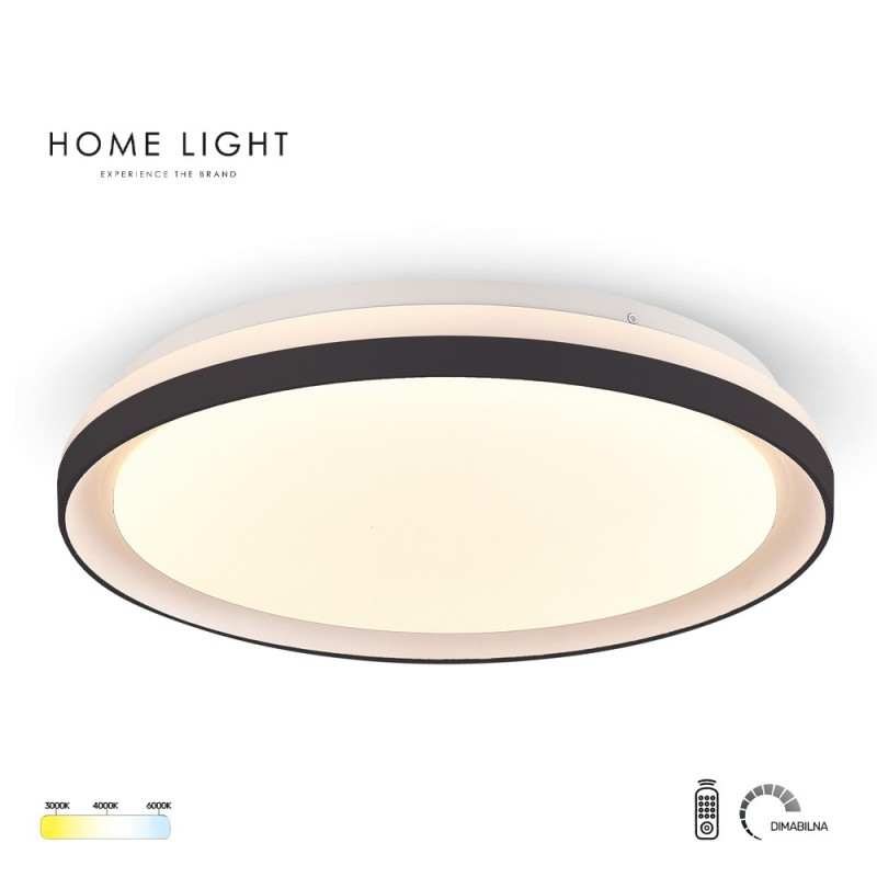 SOLEA 124 PLAFONSKA SVETILJKA 24/48W CCT CRNA DIM