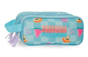 MOVOM FREEDOM prazna pernica sa 3 pregrade - tirkizna