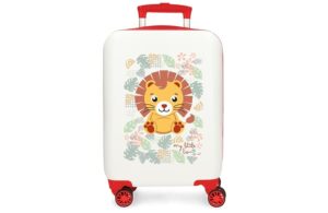 ROLL ROAD HAPPY PETS dečiji kofer 55 cm - bela/crvena