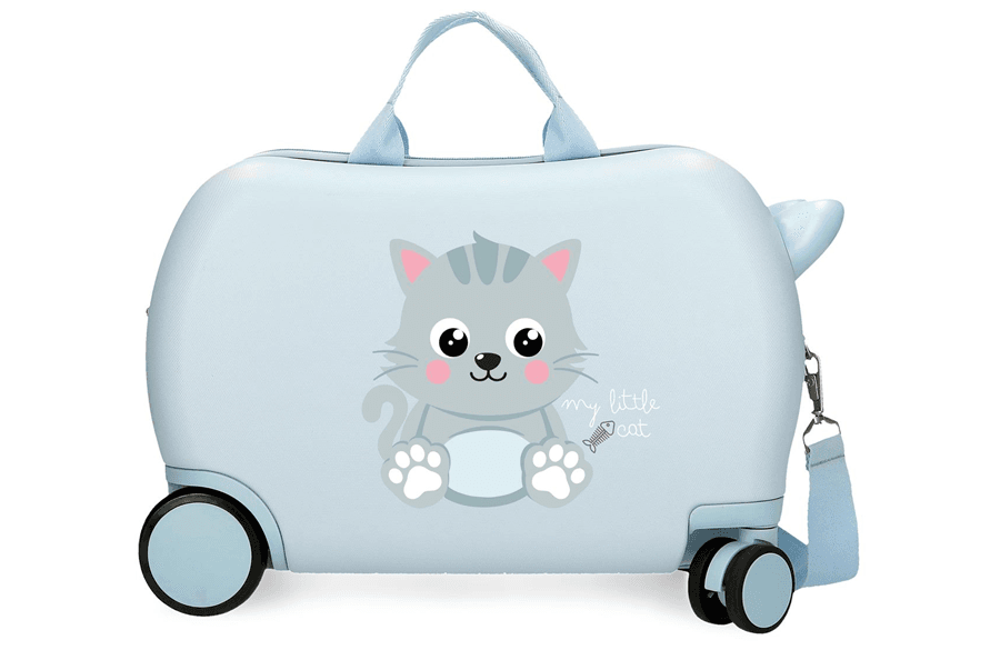 ROLL ROAD HAPPY PETS dečiji kofer na točkićima – sky blue