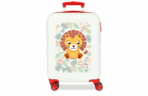 ROLL ROAD HAPPY PETS dečiji kofer 50 cm - bela/crvena