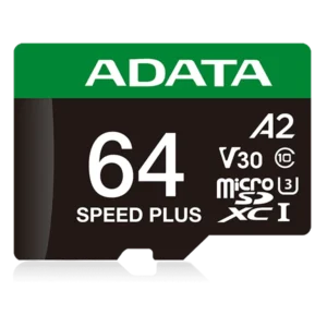 Micro SDXC 64GB A-Data Class 10 + adapter 160/140 MB/s UD64GUI3V30A2SP-RA1