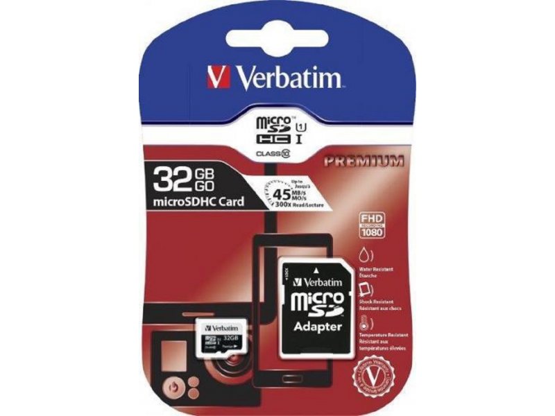 VERBATIM Micro SDXC 32GB (44083)