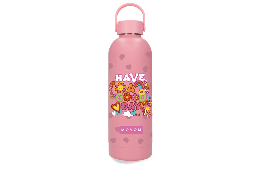 MOVOM HAVE A GOOD DAY dečiji termos 500 ml – koralna