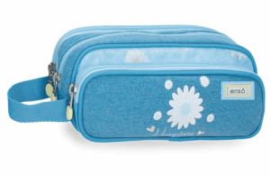 ENSO HAPPINESS prazna pernica sa 3 pregrade - plava