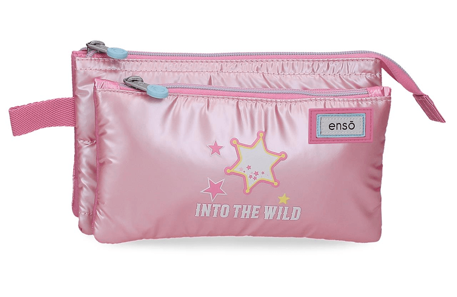 ENSO INTO THE WILD prazna pernica sa 3 pregrade – pink