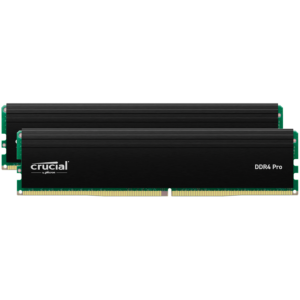 Crucial Pro OC 32GB Kit (2X16GB) DDR5-6400 UDIMM CL38 Black