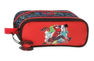 SPIDERMAN URBAM prazna pernica sa 2 pregrade - crvena