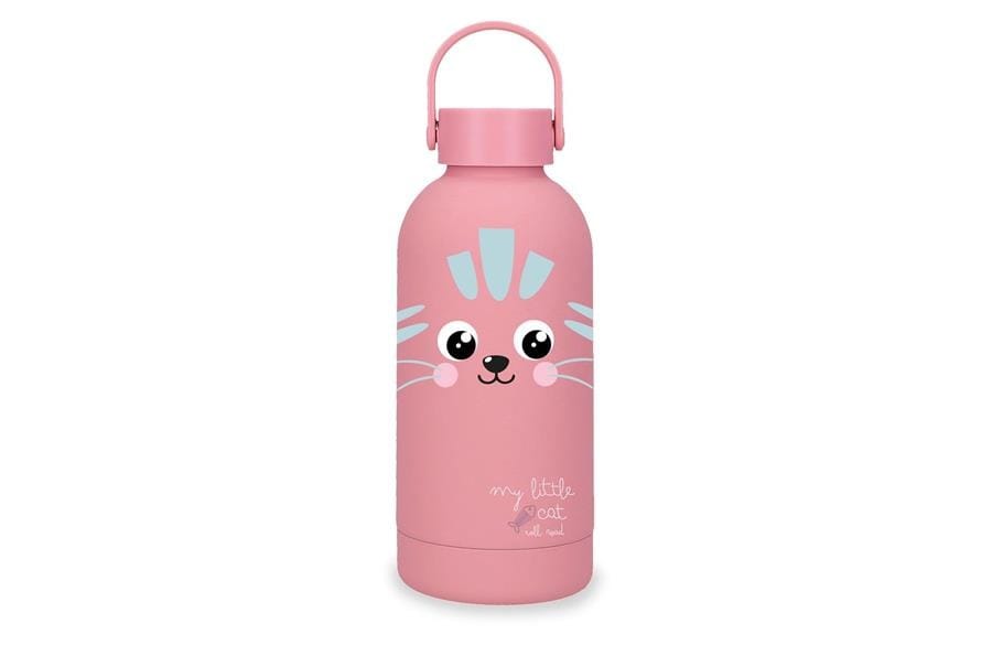 ROLL ROAD HAPPY PETS dečiji termos 350 ml – powder pink