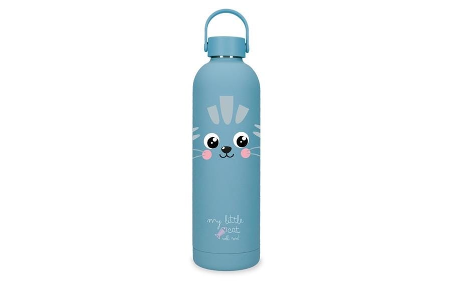 ROLL ROAD HAPPY PETS dečiji termos 750 ml – perla plava