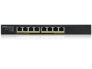 Zyxel GS1915-8EP,PoE 8portGbESmart Switch,60W 802.3at, desk