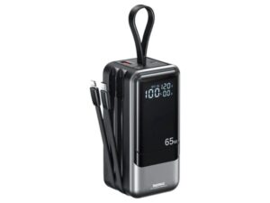 REMAX Power bank prenosiva baterija Dinba Series RPP-59 65W+60W PD+QC Fast Charging 20000mAh crni