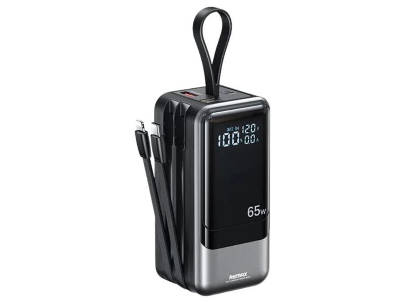 REMAX Power bank prenosiva baterija Dinba Series RPP-59 65W+60W PD+QC Fast Charging 20000mAh crni
