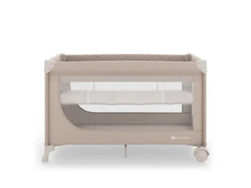KINDERKRAFT Prenosivi krevetac 2u1 leody up beige