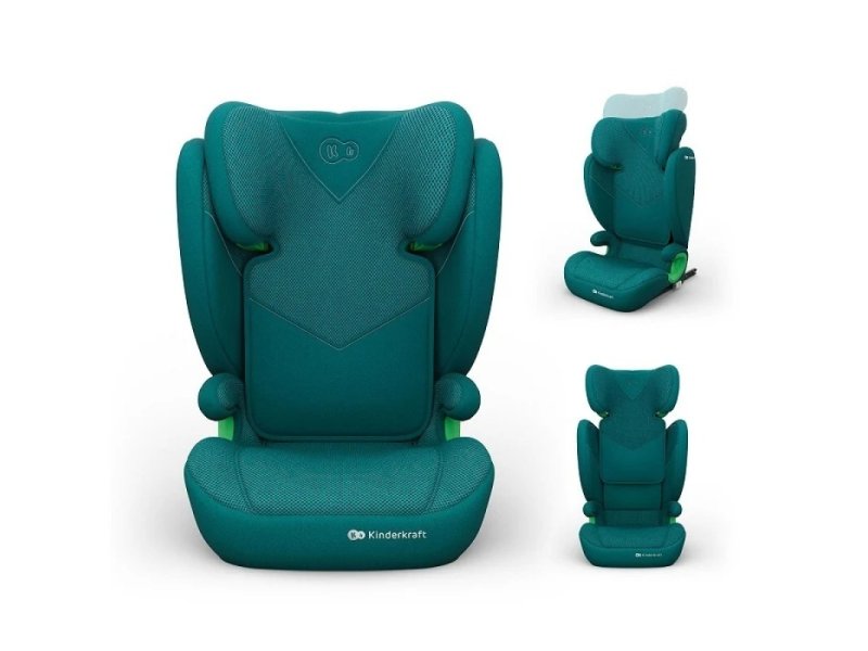KINDERKRAFT Auto sediæte junior fix 2 plus i-size 100-150cm green