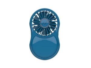MUITOMAS Prenosivi ventilator sa ogledalom i LED svetlom u PLAVOJ boji