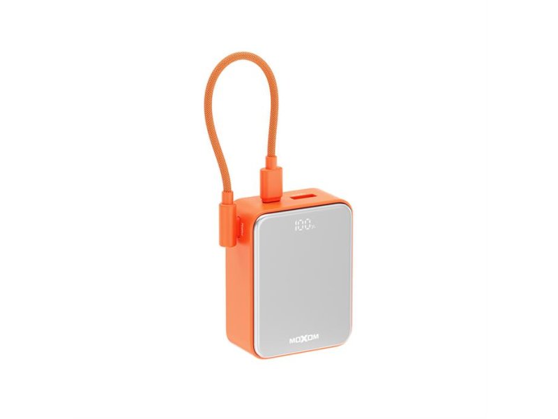 MOXOM MX-PB195 Mini fast 22.5W Type C – lightning 10000mAh Power Bank narandžasti