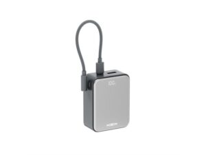 MOXOM MX-PB195 Mini fast 22.5W Type C - lightning 10000mAh Power Bank sivi