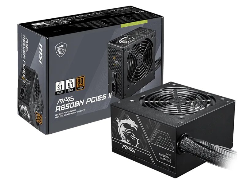 MSI MAG A650BN II 650W Bronze napajanje