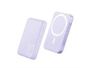 REMAX Usion RPP-65 PD20W + wireless 15W 10000mAh MagSafe Power Bank ljubičasti