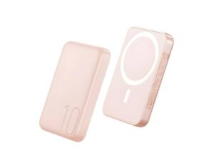 REMAX Usion RPP-65 PD20W + wireless 15W 10000mAh MagSafe Power Bank roze