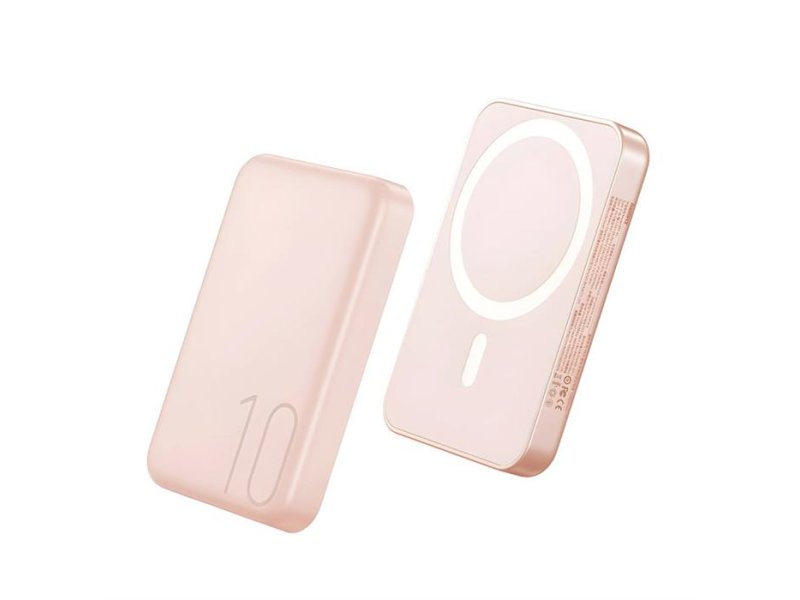 REMAX Usion RPP-65 PD20W + wireless 15W 10000mAh MagSafe Power Bank roze
