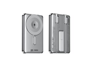 REMAX CX-2 15W 10000mAh MagSafe Power Bank srebrni