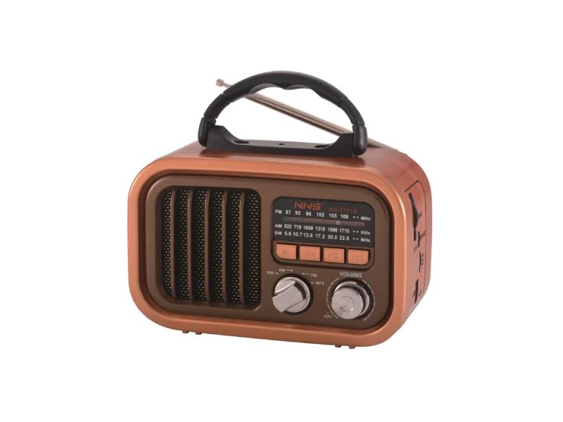 ELEMENTA Prenosni retro Bluetooth radio 7771BT/B
