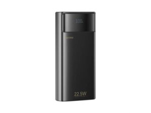 REMAX FC-12 LED Flashlight PD 20W + QC 22.5W 20000mAh Power Bank crni