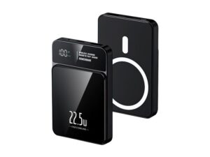 MS MOBILE Power Bank MagSafe M50 15W PD 20W+22.5W Fast 5000mAh crni