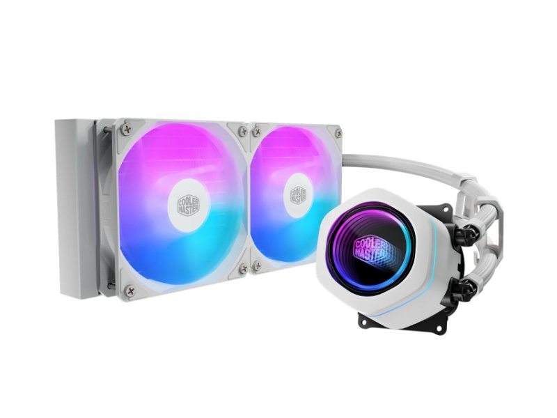 COOLER MASTER MasterLiquid Core Nex 240 White vodeno hlađenje belo MLX-D24M-A18PA-RW