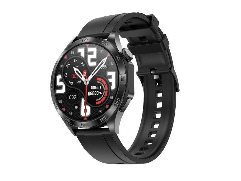 MS MOBILE DT5 Mate Smart Watch crni (silikonska narukvica)