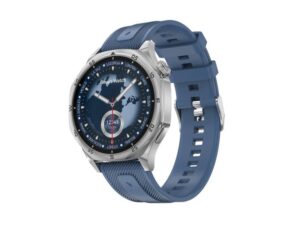 MS MOBILE DT5 Smart Watch sivi (plava silikonska i braon kožna narukvica)