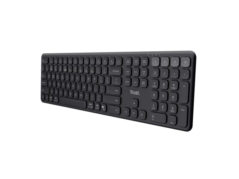TRUST Tastatura VAIYA MULTIDEVICE/US/crna