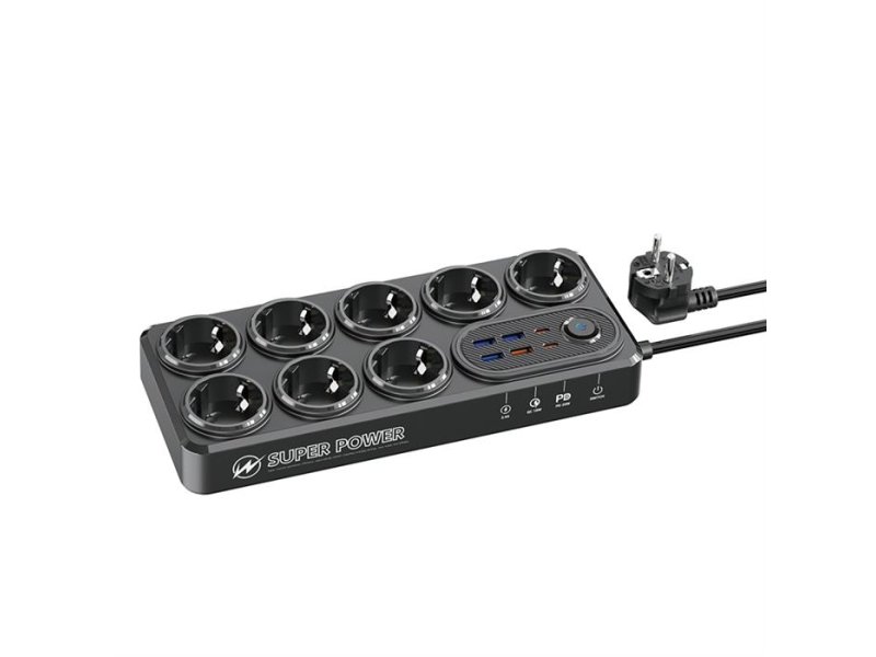 MOXOM MX-ST22 Produžni kabl crni