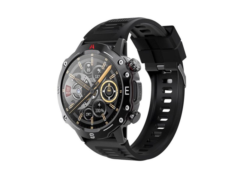 MS MOBILE OD2 Smart Watch crni (2 silikonske narukvice)