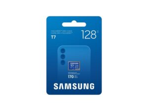 SAMSUNG MicroSD 128GB, T7, UHS-I U3 V30 A2, za 4K i FHD snimanje (MB-MB128T/WW)