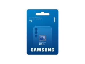 SAMSUNG MicroSD 1TB, T7, UHS-I U3 V30 A2, za 4K i FHD snimanje (MB-MB1T0T/WW)