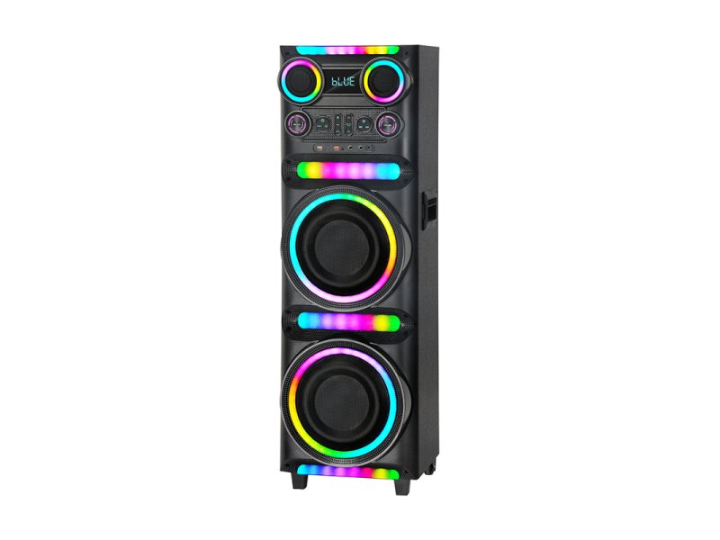 MS MOBILE Zvučnik bluetooth NDR-M1104 60W 2*10 inča sa dva mikrofona crni