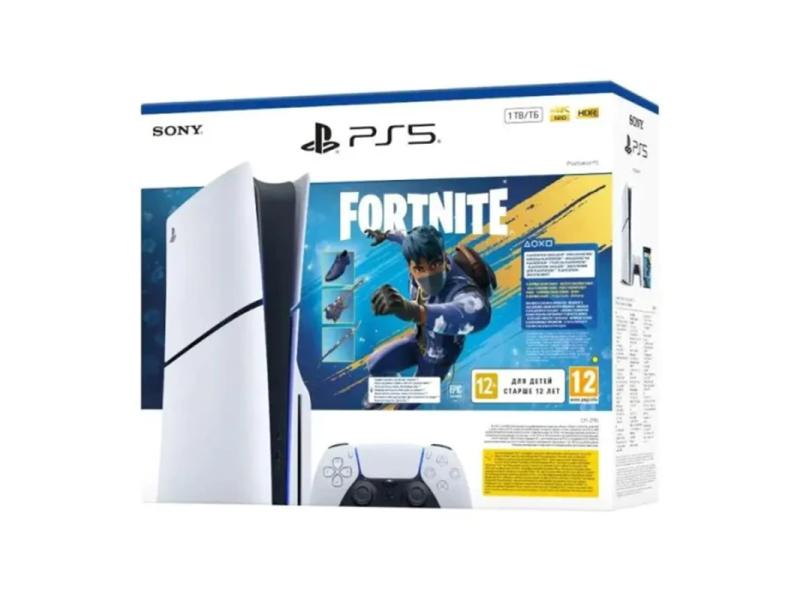 PLAYSTATION Konzola PlayStation 5 Slim Disc + Fortnite Flowering Chaos