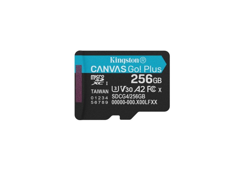 KINGSTON 256GB micro SD Canvas Go Plus U3 V30 bez adaptera memorijska kartica SDCG4/256GBSP