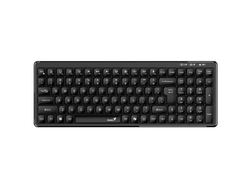 GENIUS LuxeMate Q7100BT Wireless USB US crna tastatura