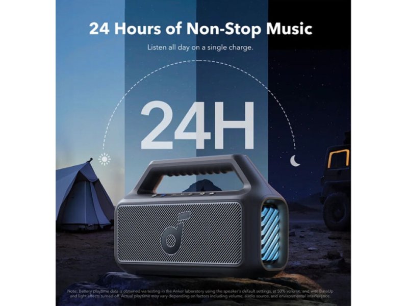 ANKER Soundcore Boom 2 80W 2.1 prenosivi bluetooth IPX7 zvučnik crni