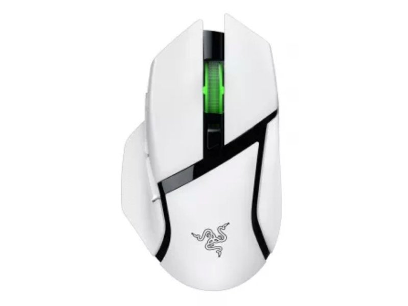 RAZER Basilisk V3 X HyperSpeed – Wireless Ergo Mouse – White Edition