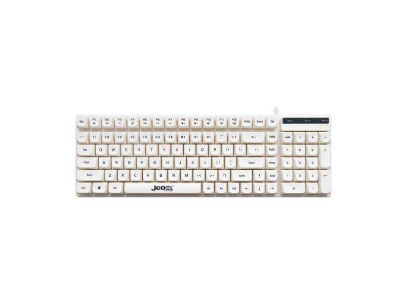 JEDEL Tastatura kancelarijska K30 bela