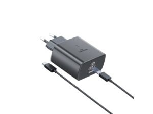 TRANYOO T-SA7C kućni punjač 45W PD sa Type C na Type C kablom 60W, crni