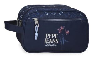 PEPE JEANS LENAY ženski neseser sa 2 pregrade - teget