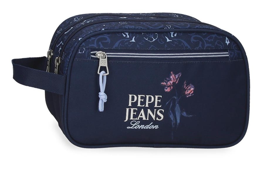 PEPE JEANS LENAY ženski neseser sa 2 pregrade – teget