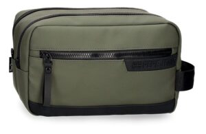 PEPE JEANS DORKING muški neseser sa 2 pregrade - khaki