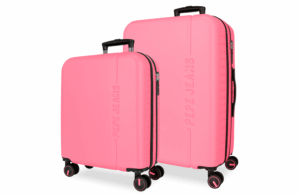 PEPE JEANS MONTANA set kofera 2/1 - pink